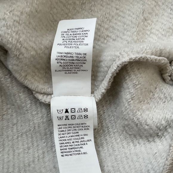 Lucky Brand Sweatshirt Pullover Cotton Grey Hoodie Size XS NWT - Picture 11 of 13